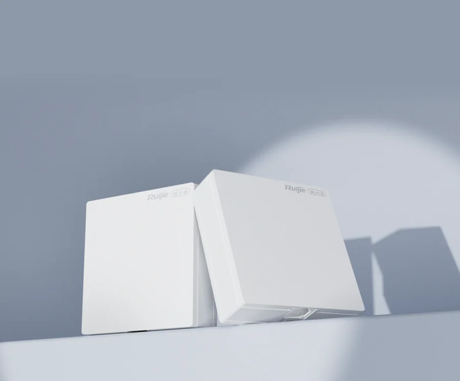 Ruijie Reyee RG-RAP62-Wall-Lite Access Point Wi-Fi 6 dual-radio wall-plate AP wi PoE In (PoE injector purchas